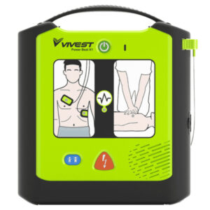 דפיברילטור אוטומטי דובר עברית VIVEST סוללה 5 שנים